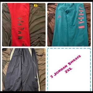 3 Jordan Sweats size XXL Bundle